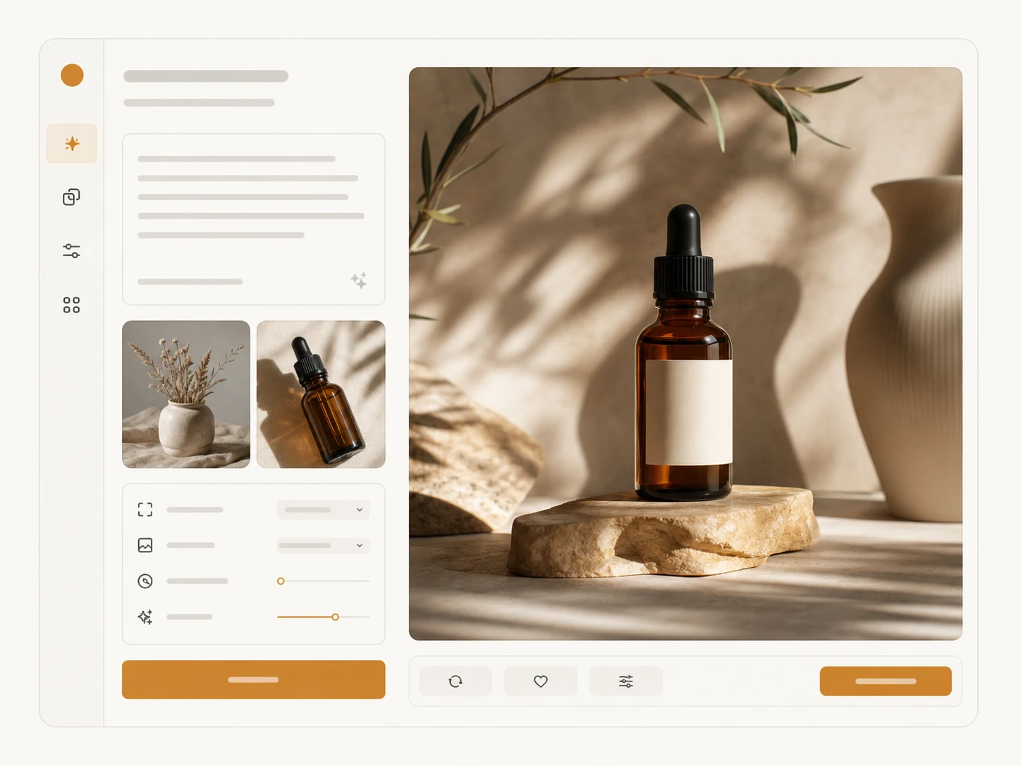 Reserved AI image creation workspace preview