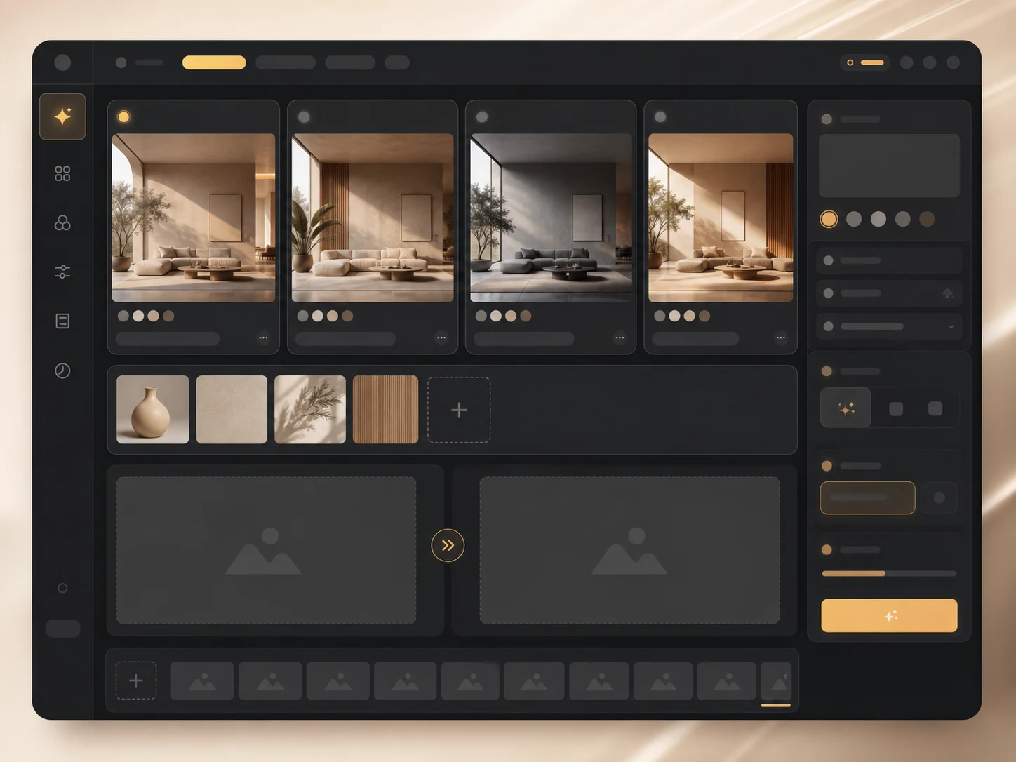 Nano Banana 2 comparison page showing fast image variation planning and reference-led edit briefs.